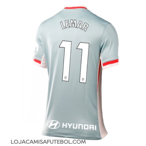 Camisa de Futebol Atletico Madrid Thomas Lemar #11 Equipamento Secundário Mulheres 2024-25 Manga Curta